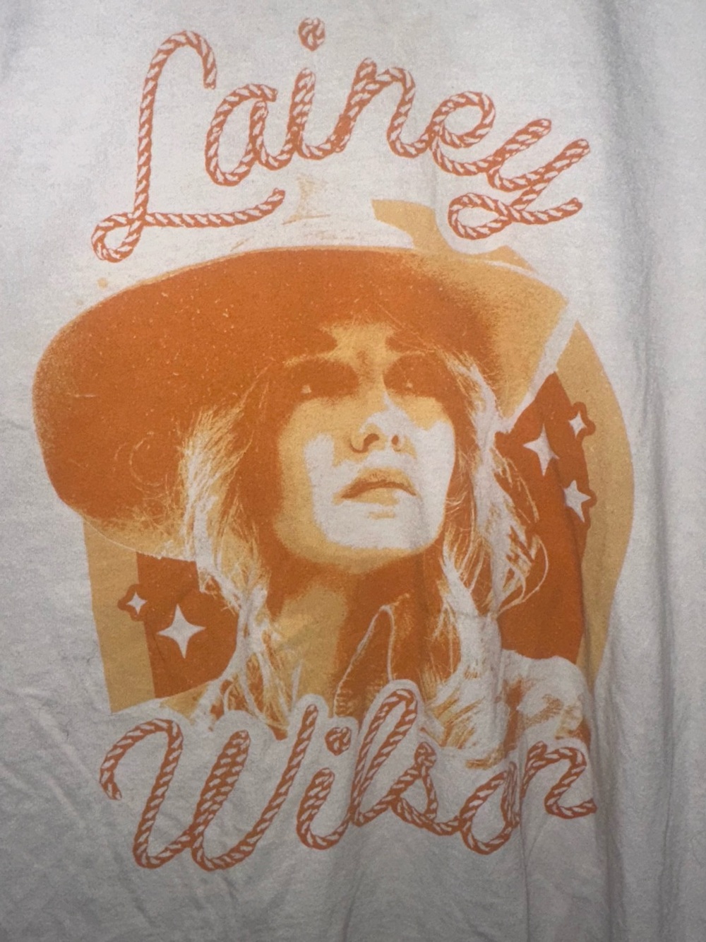 Lainey Wilson Women's Graphic Tee in Orange